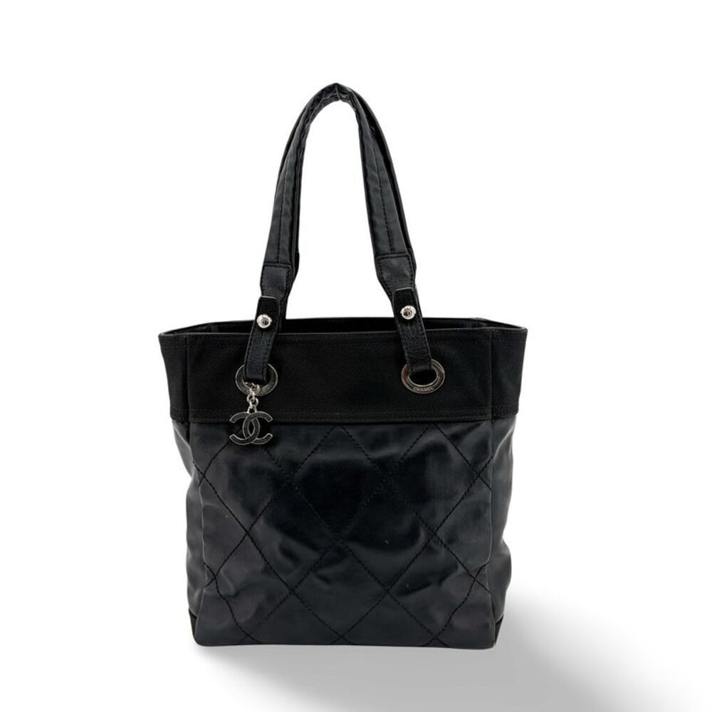 Chanel Paris Biarritz Tote Bag PM Black